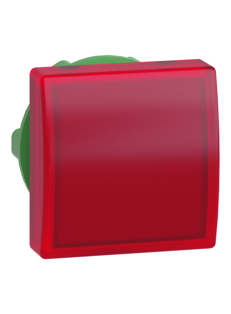 Harmony XB5 Głowka lampki sygnalizacyjnej O22 czerwona LED kwadratowa plastikowa