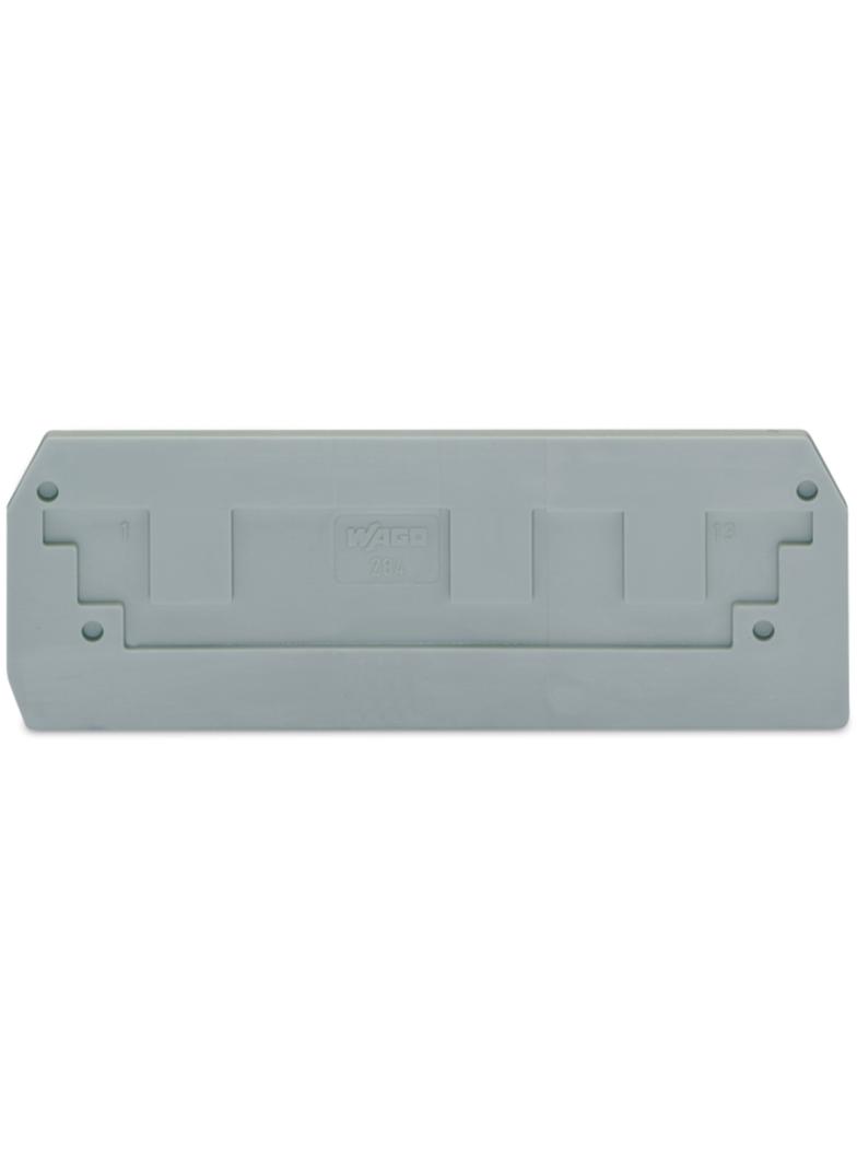 ścianka końcowa szara