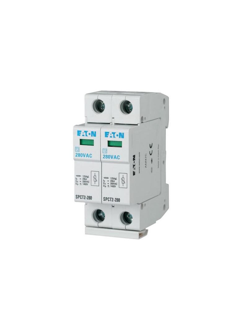 SPCT2-460/2 Ogranicznik przepięć nap. pracy 460V typ T2 2P 20kA 167609 EATON