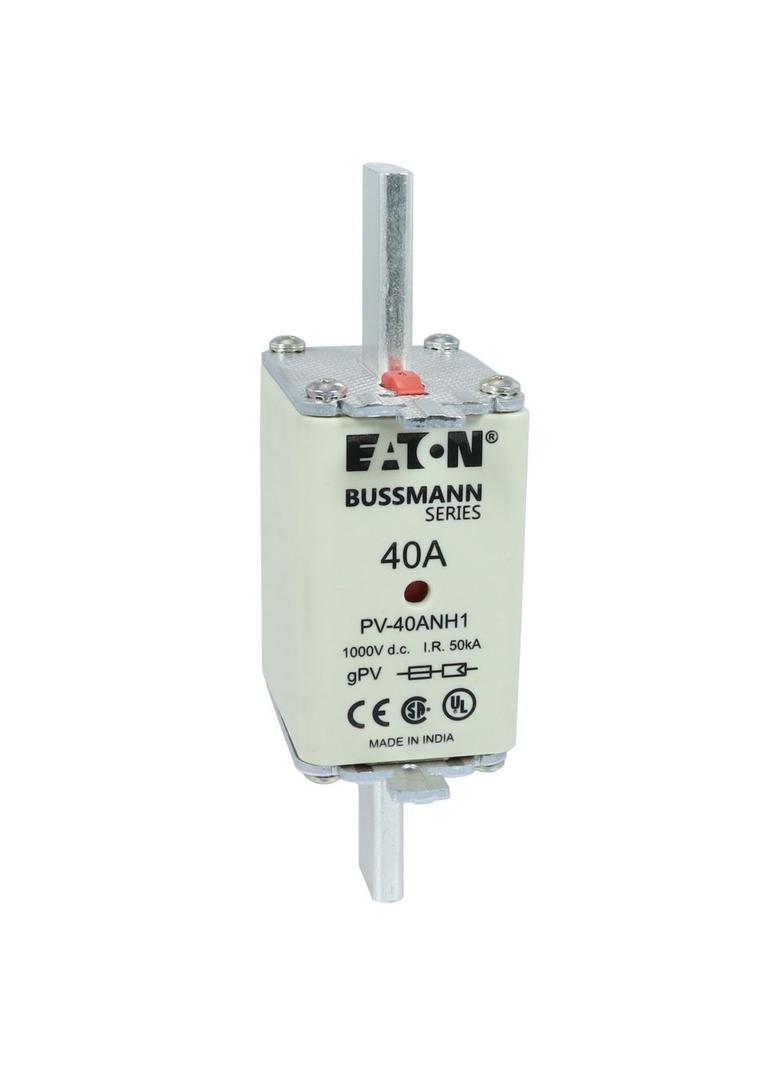 PV-40ANH1 Wkładka PV NH 40A 1000V DC PV rozmiar 1 podwójny wskaźnik PV-40ANH1 EATON