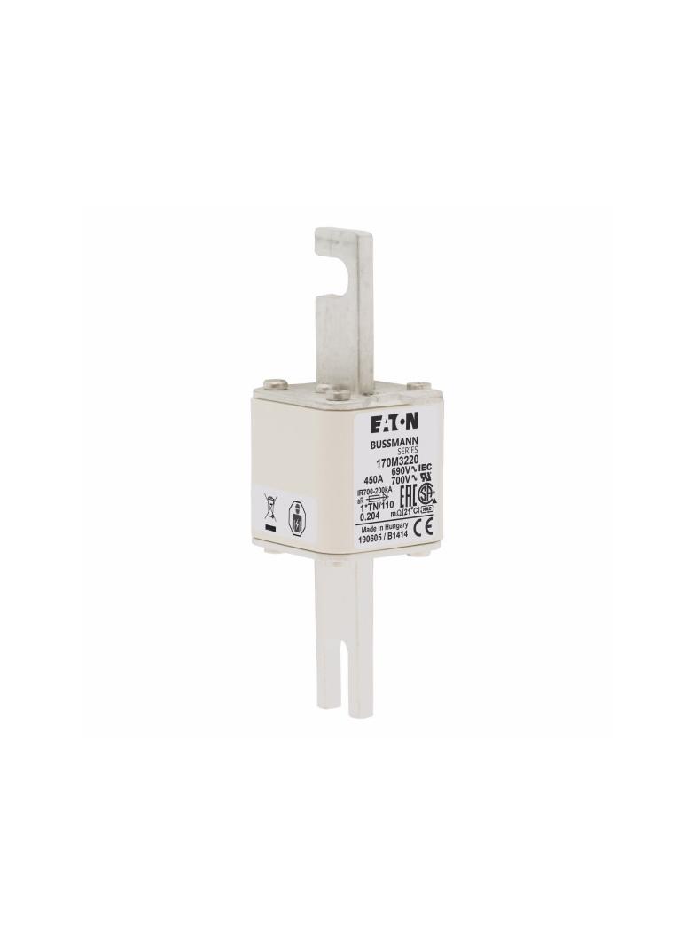 450A 690V 1*TN/110 aR INDICATOR FUSE Wkładka szybka 450A AC 690V compact DIN 1 45x58x134 m 170M3220