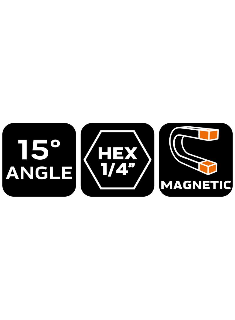 Uchwyt magnetyczny uchylny do końcówek wkrętakowych GRAPHITE 55H995 GTX 55-995 GTX Poland