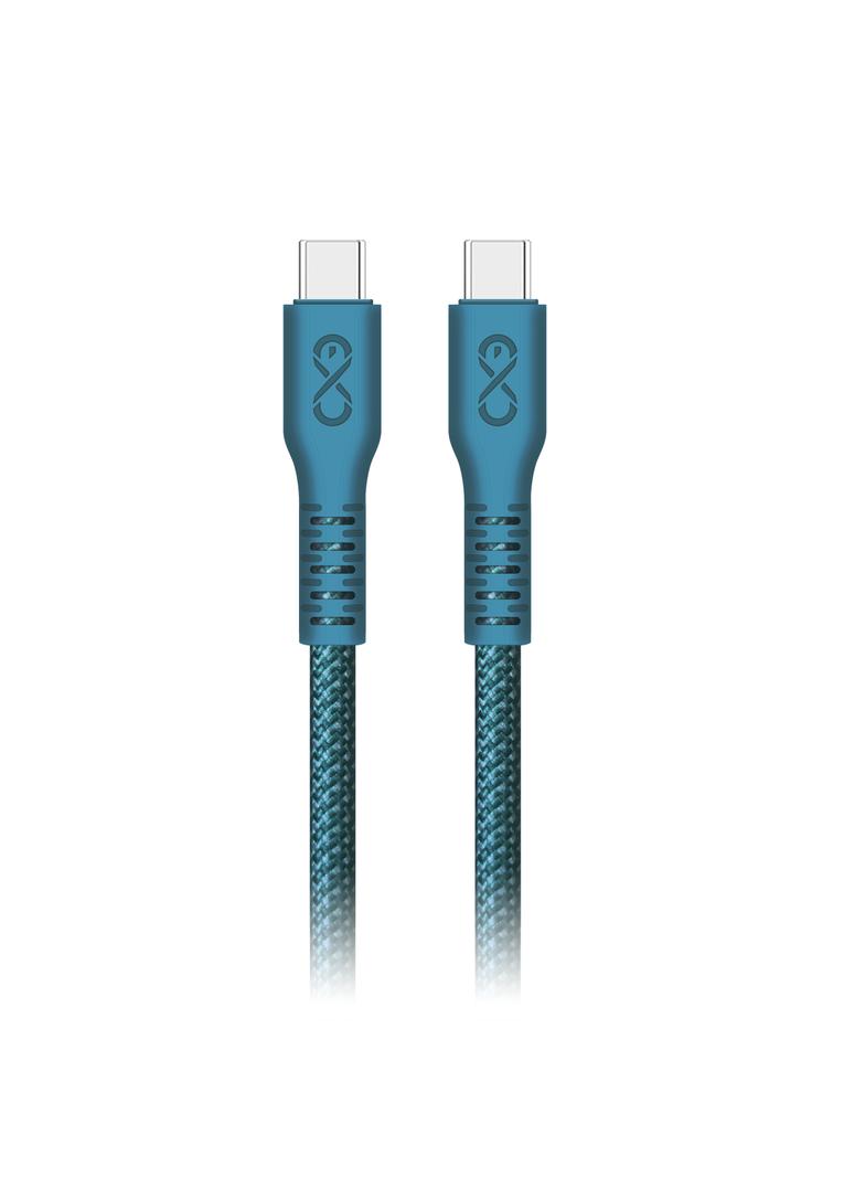 Kabel USB-C - USB-C eXc IMMORTAL, 0.9M (30W, szybkie ładowanie), kolor mix* (*wysyłany losowo z dost