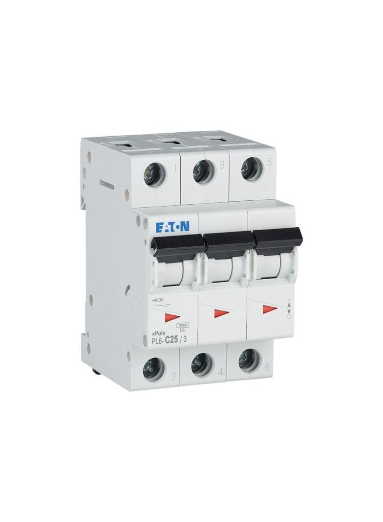 PL6-C25/3 Wyłącznik nadprądowy 6kA C25A 3P  286603 EATON
