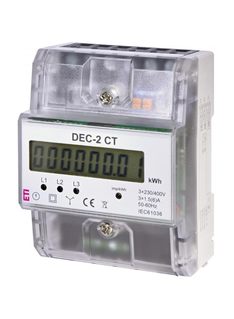 DEC-2CT - Wskaźnik zużycia  energii 3-fazowy
