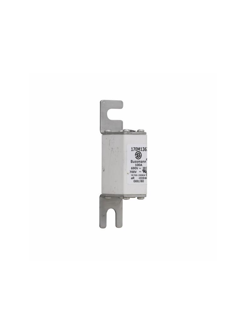100A 690V IEC aR 000/80 SQ BODY IND FUSE Wkładka szybka 100A AC 690V DIN 000 21x40x100 mm, 170M1367