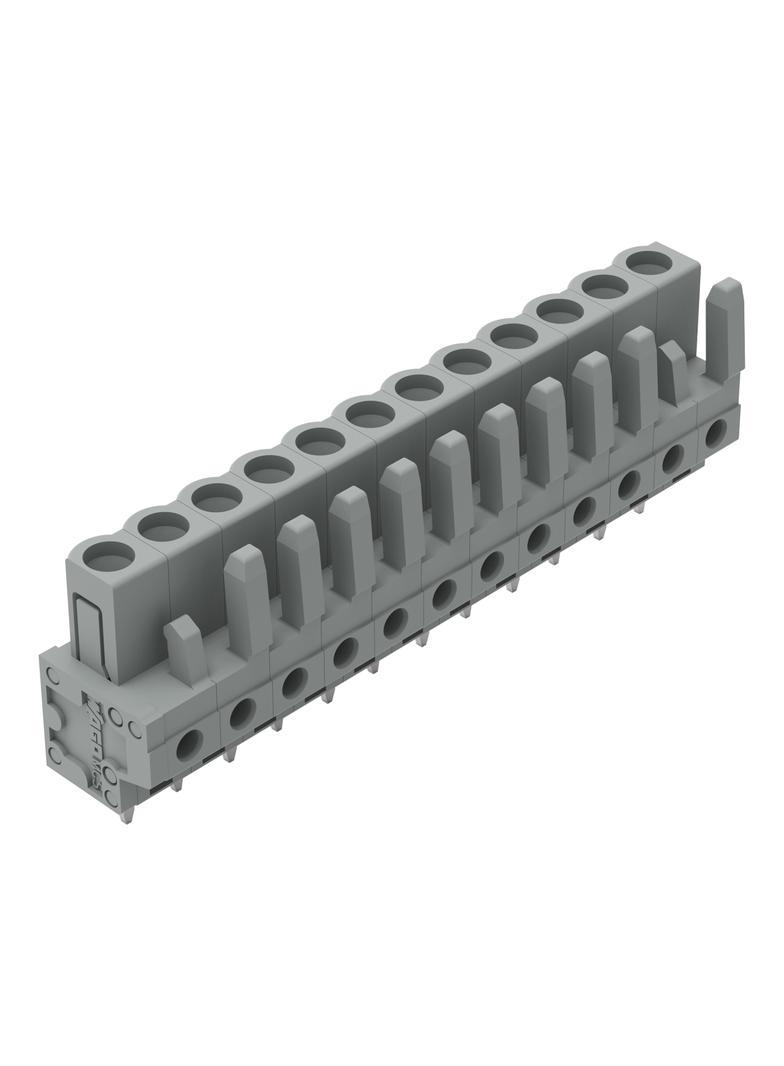 MCS-MIDI Classic gniazdo 12-bieg. szare raster 5 mm /25szt./ WAGO