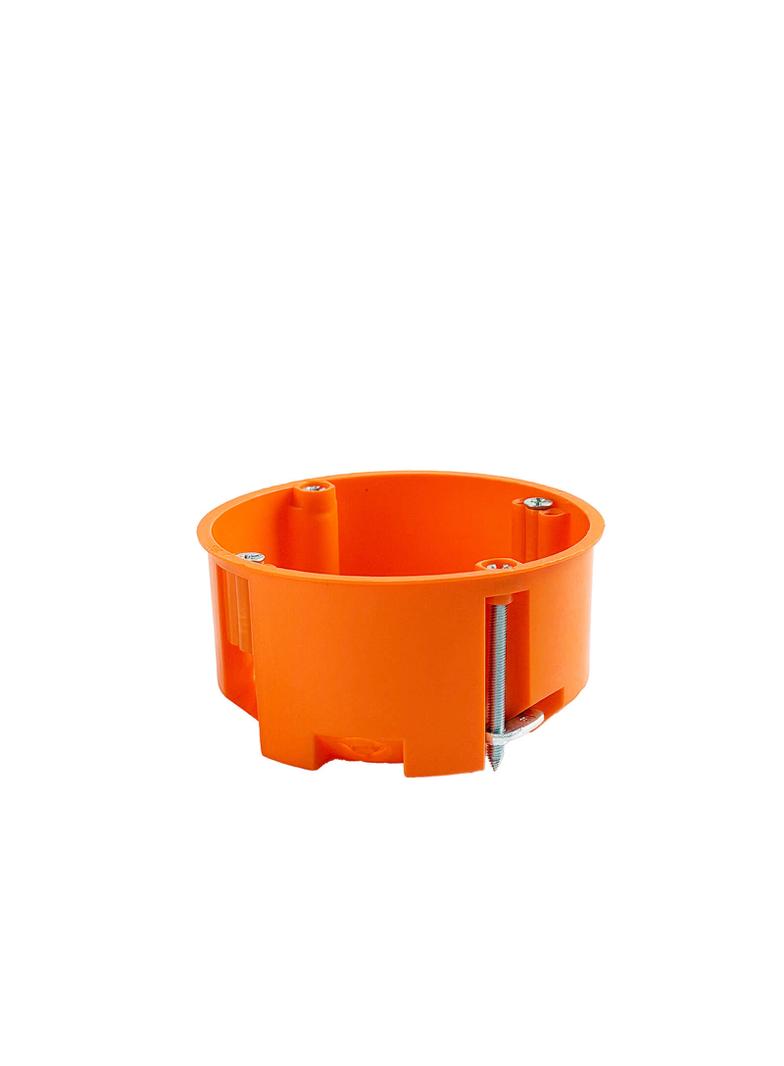 E135 Puszka do pustych ścian 60mm płytka głebokość 35mm - kolor pomarańczowy  SIMET