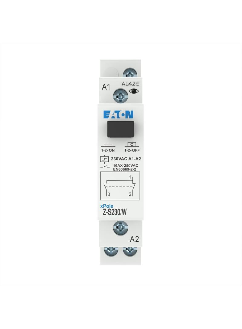 Z-S230/W Przekaźniki impulsowy bistabilny bez funkcji sygnalizacji diodą LED 16A 230V AC styk przemienny 265290 EATON