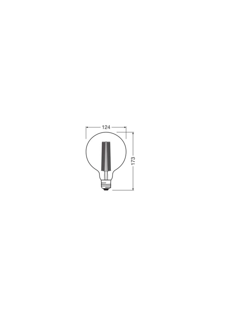 Lampa LED Vintage 1906 GOLD 125 dim 8,8W/822 E27