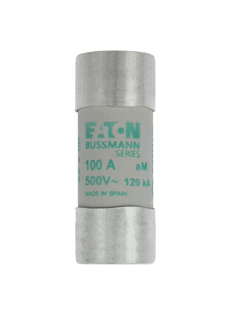 CYLINDRICAL FUSE 22 x 58 100A AM 500V AC Wkładka cylindryczna 22 x 58mm 100A AM 500V AC C22M100 EATO