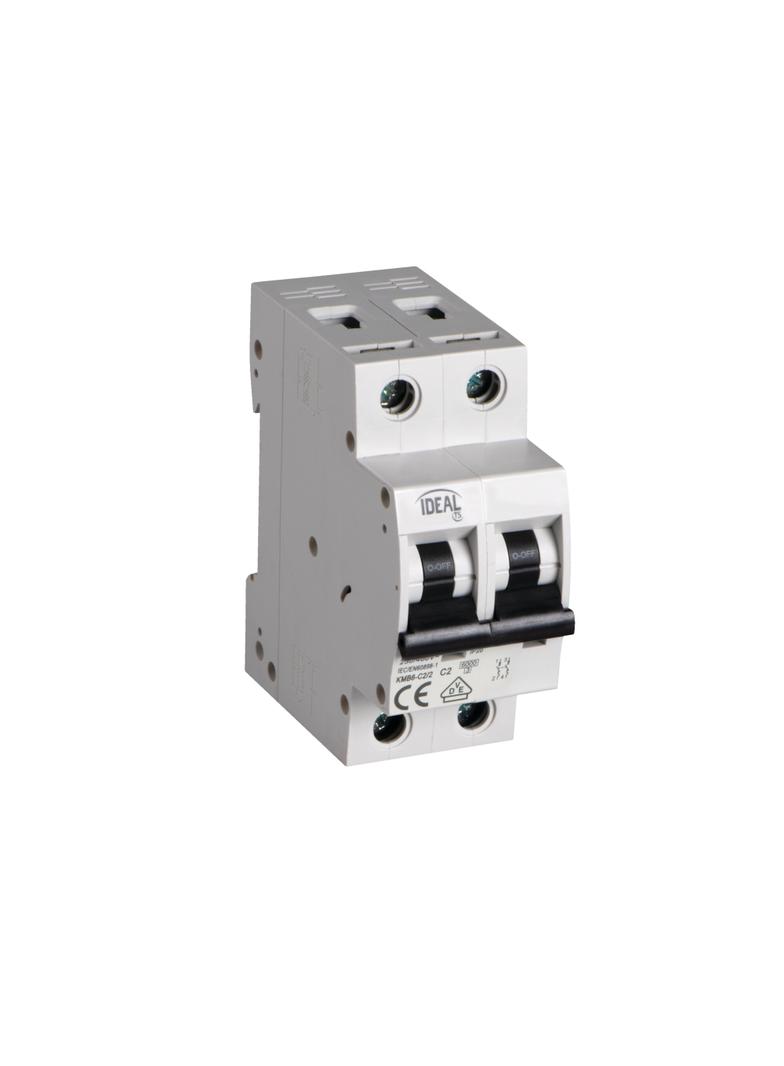 KMB6-C2/2 Wyłącznik nadprądowy IDEAL TS 2P KMB6-C2/2 6kA 32556 KANLUX