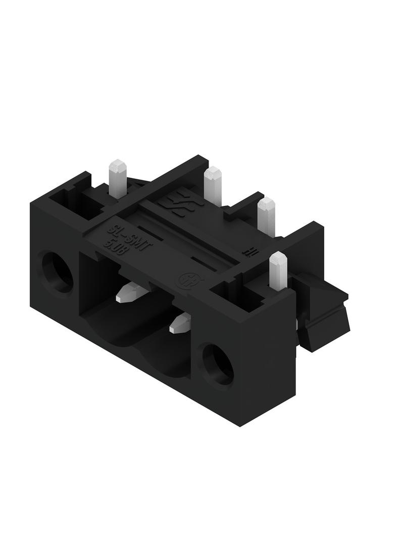 SL-SMT 5.08HC/02/270FL 1.5SN BK RL Wtyki PCB (złącza płyty), 5.08 mm, Liczba biegunów: 2, kąt odejścia: 270° /350szt./ 1876990000 WEIDMÜLLER