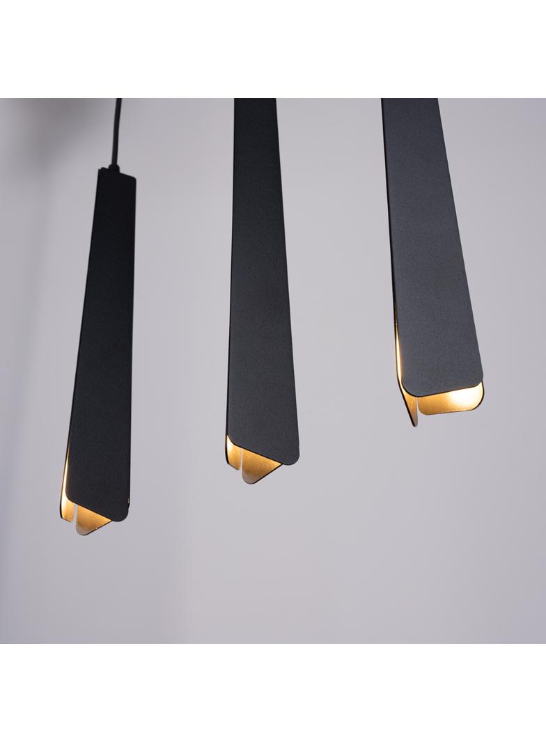 Lampa wisząca PRYSM 3L czarna