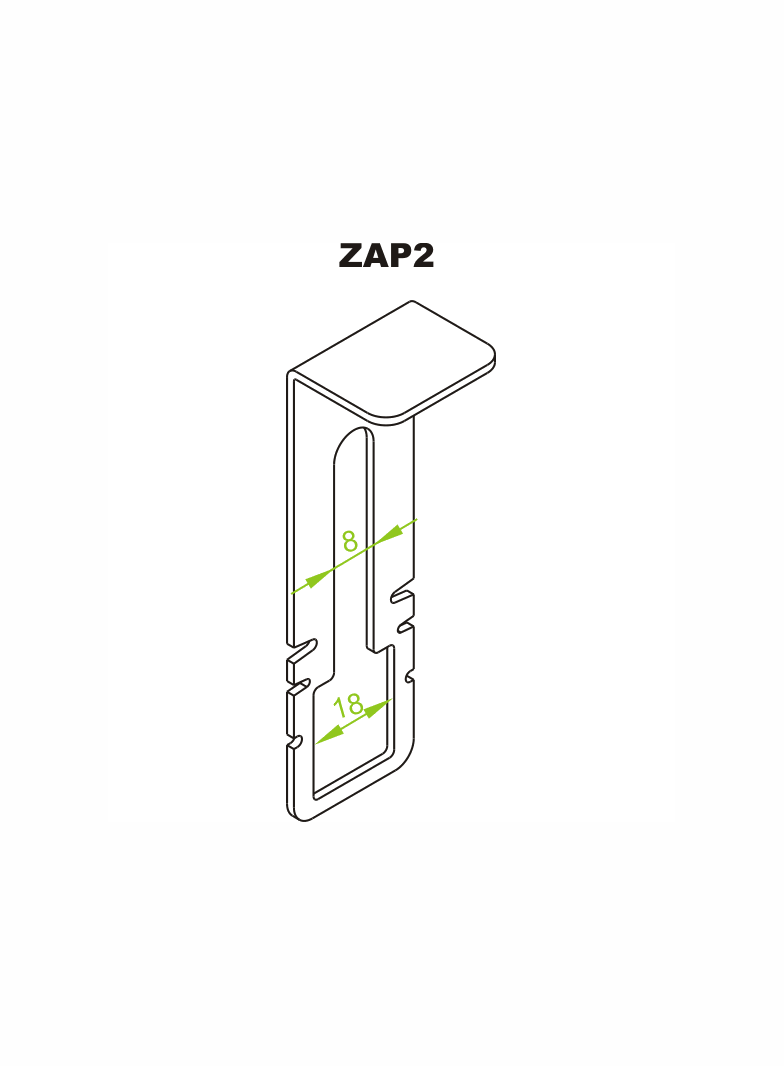 ZAP2F ZAPINKA 1,5 MM