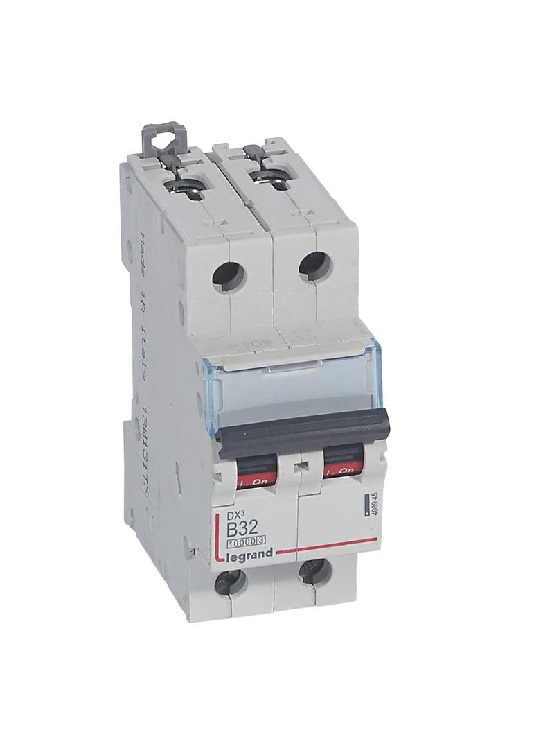 WYŁĄCZNIK NADPRĄDOWY S 312 2P B 32A 10000A SERII DX3, Legrand