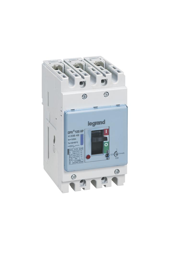 Wyłącznik DPX3 125 Hp 3P 125A 50Ka 423649 LEGRAND