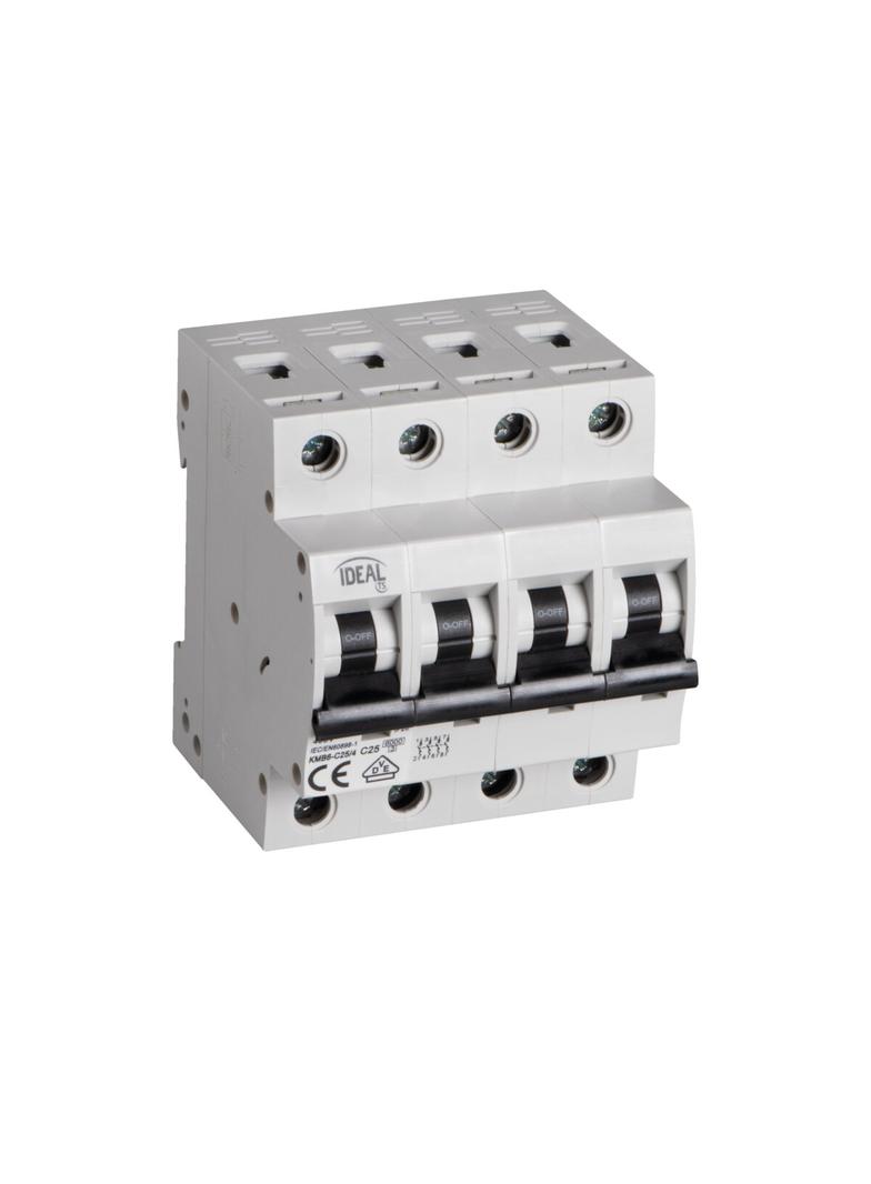 Wyłącznik nadprądowy 6kA 4P C25A KMB6-C25/4 32605 KANLUX