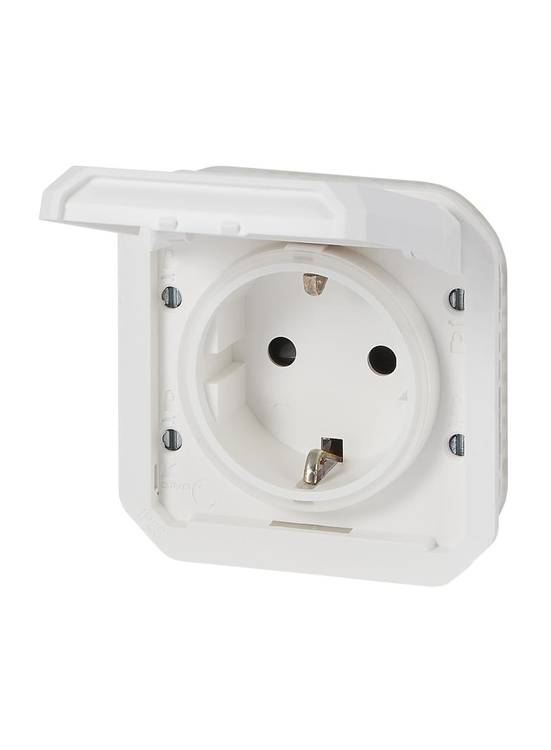 NOWE PLEXO - GN. SCHUKO 2P+Z ZACISKI ŚRUBOWE MECHANIZM 16A-250V BIAŁE 069639L LEGRAND