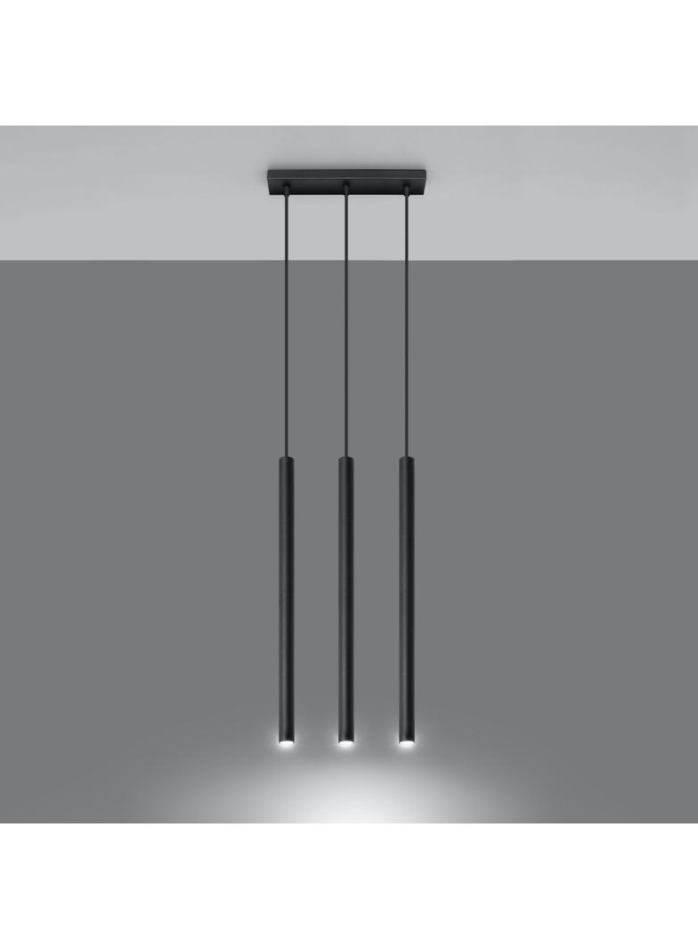 Lampa wisząca PASTELO 3 czarna