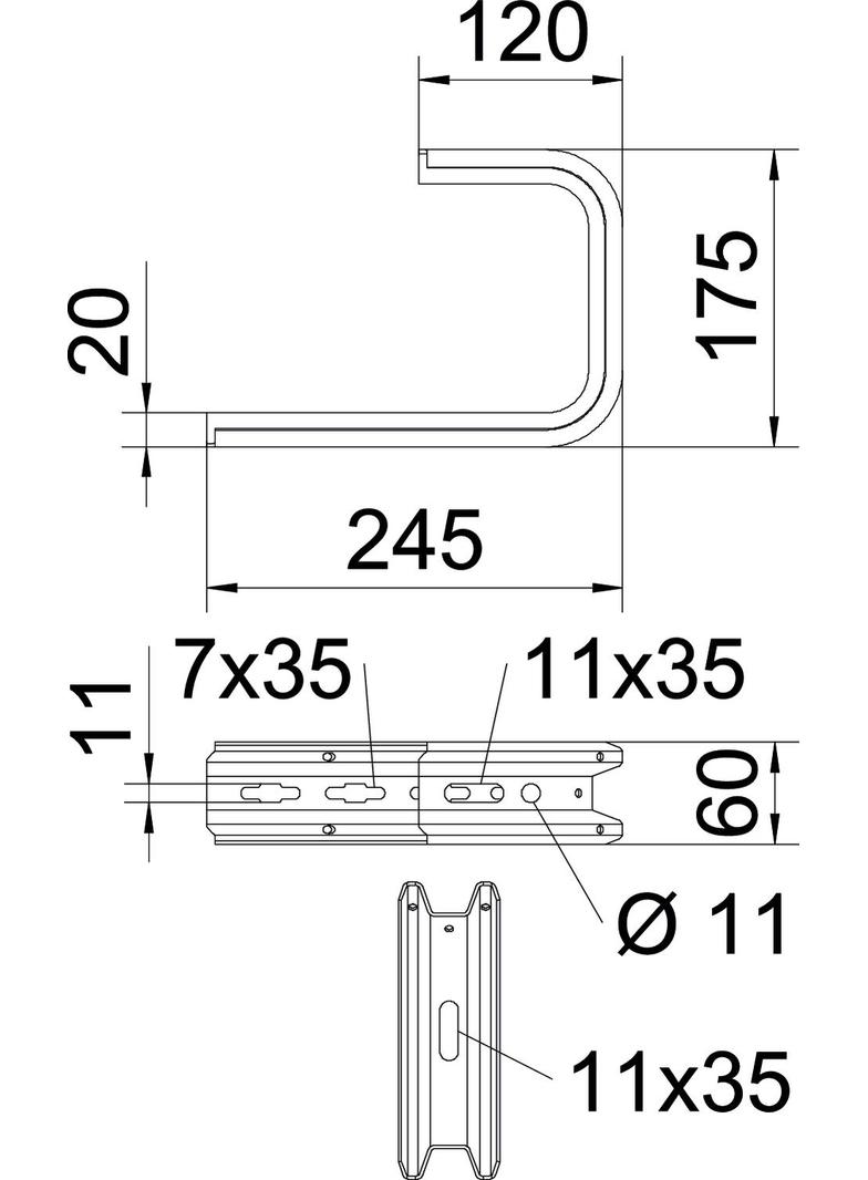 TPD/245, WYSIĘGNIK TPD 245MM FS
