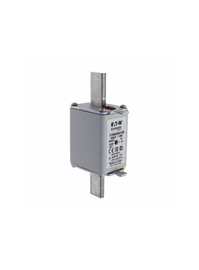 FUSE 125A 690V aR DIN 1 HSDNH Wkładka szybka 125A 690V aR DIN 1 podwójny wskaźnik 170M3813D EATON