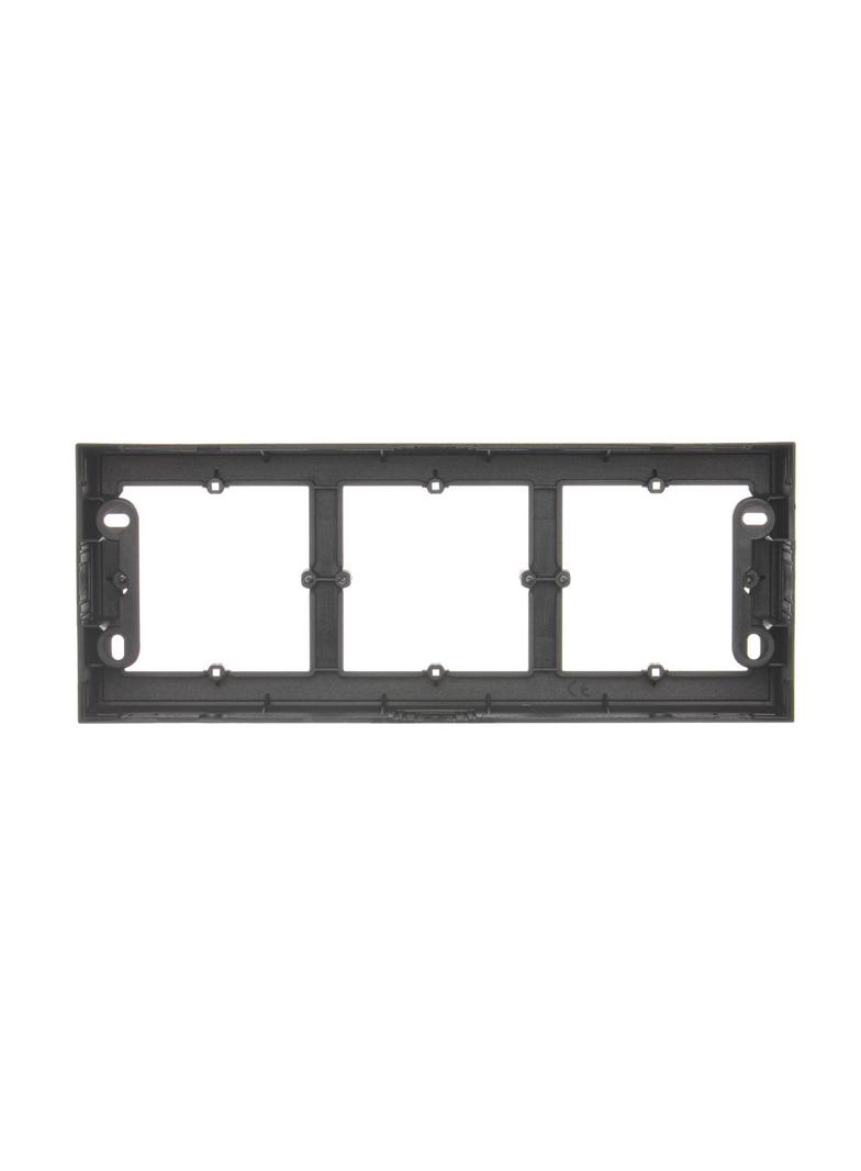 Simon 54 Premium Puszka natynkowa 3-krotna do ramek PREMIUM. Głębokość 35mm antracyt