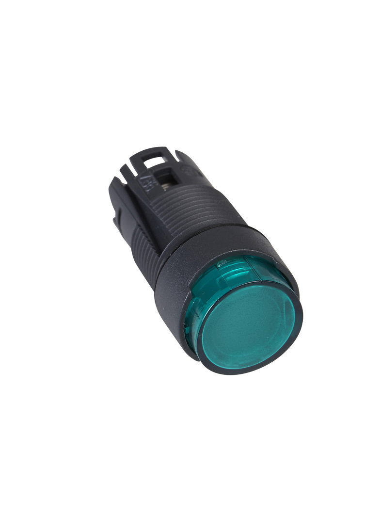 Harmony XB6 Przycisk wystający zielony z samopowrotem LED plastikowy okrągły ZB6AE3 SCHNEIDER
