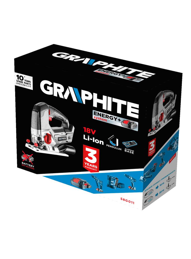 WYRZYNARKA AKUMULATOROWA ENERGY+ 18V, LI-ION, BEZ AKUMULATORA