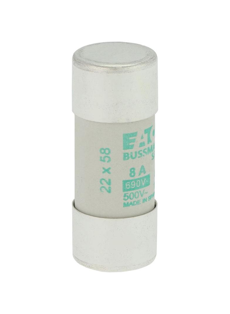 CYLINDRICAL FUSE 22 x 58 8A AM 690V AC Wkładka cylindryczna 22 x 58mm 8A AM 690V AC C22M8 EATON