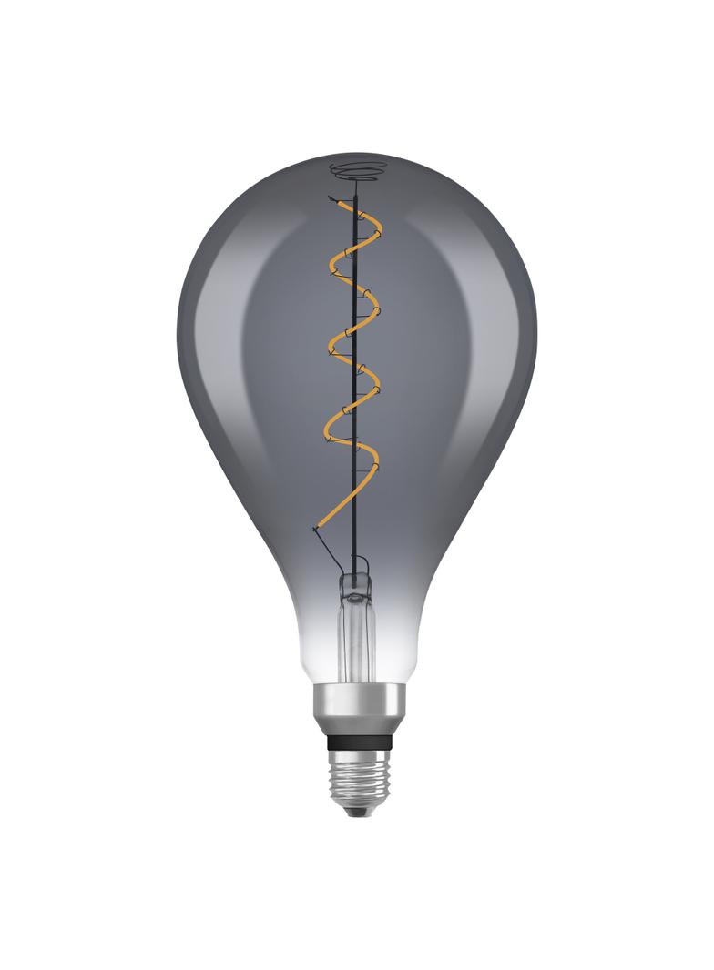 Lampa LED Vintage 1906 dim CL A160 Filament szkło przezroczyste SMOKE 12 dim 5W 818 E27