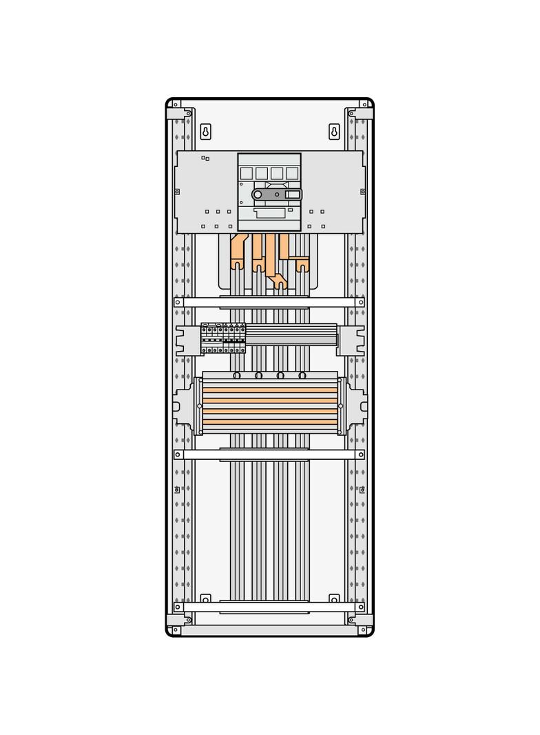 VX3 800A Zasilanie Szyn Zbiorczych Zainstalowanych Na Tylnej Ścianie Rozdzielnicy DPX3 -Is 630 404465 LEGRAND