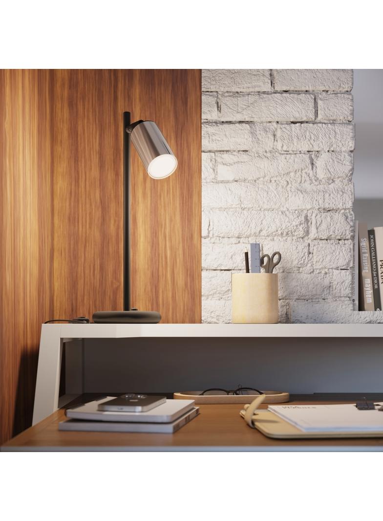 Lampa biurkowa WINX czarny/chrom