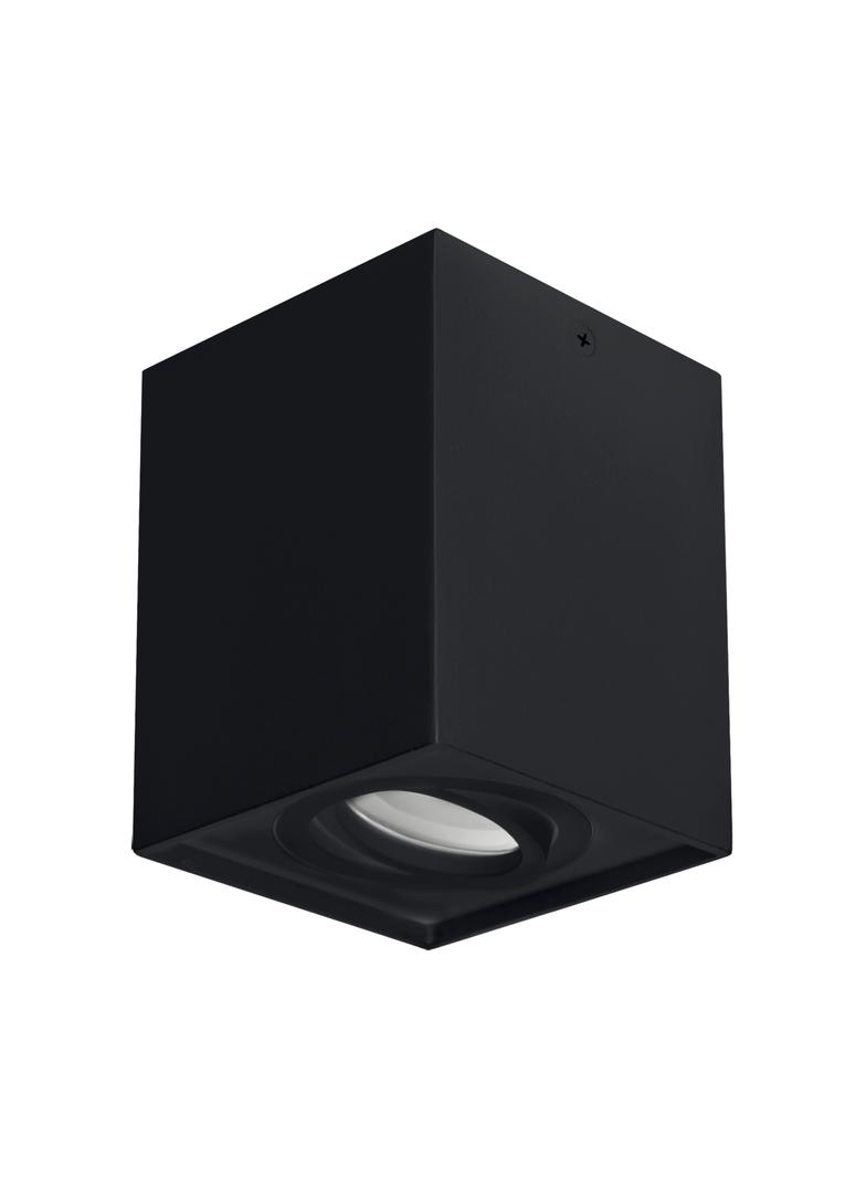 Oprawa sufitowa HARY GU10 czarna TUBA lampa  03716 IDEUS