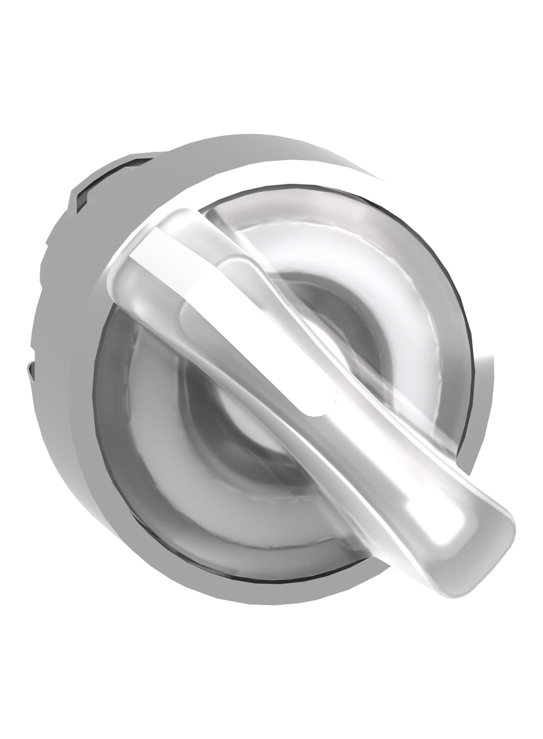 Harmony XB4 Przełącznik 2 położeniowy LED biały metalowy ZB4BK1213 Schneider