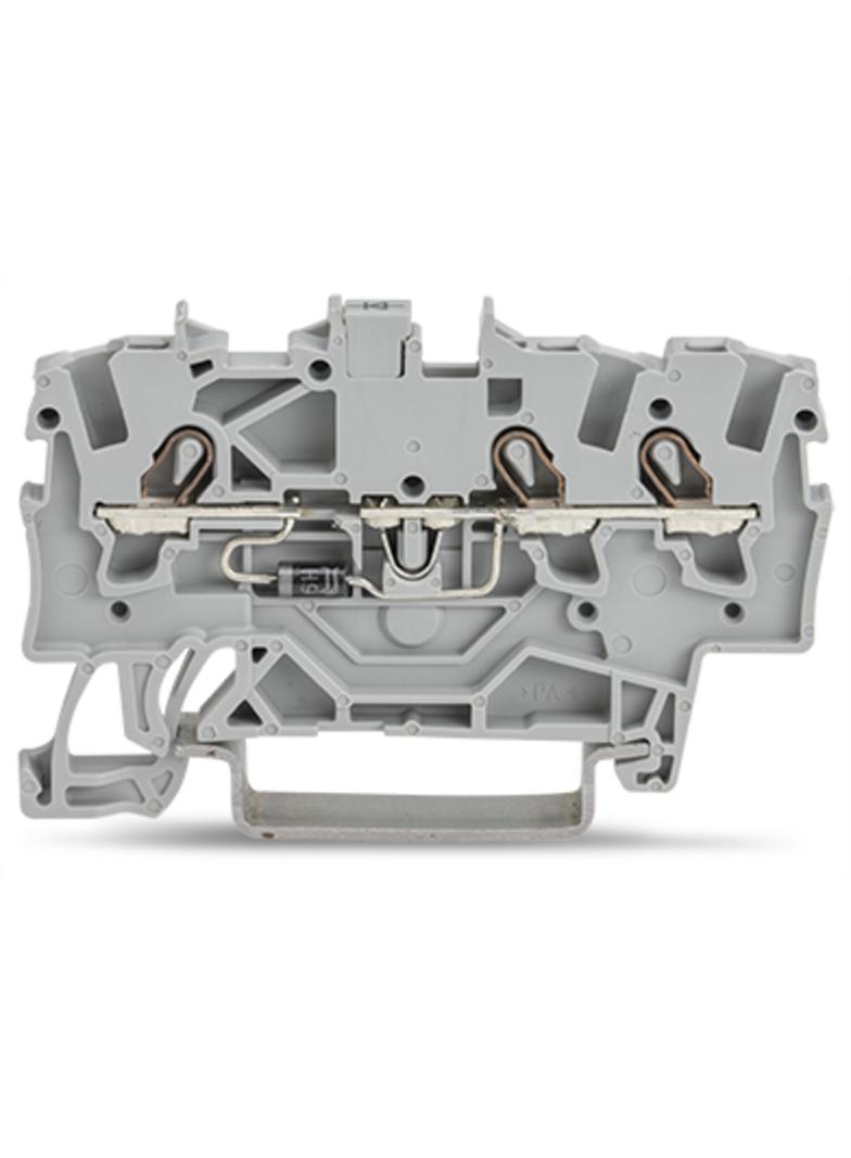 TOPJOB S złączka diodowa 3-przewodowa 1,5 mm2 szara