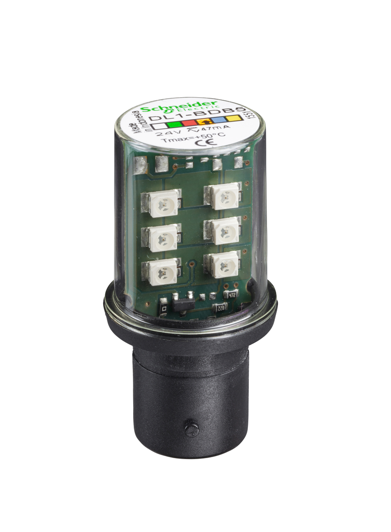 Harmony XVB Dioda LED Pomarańczowa, BA 15d, 24V AC/DC