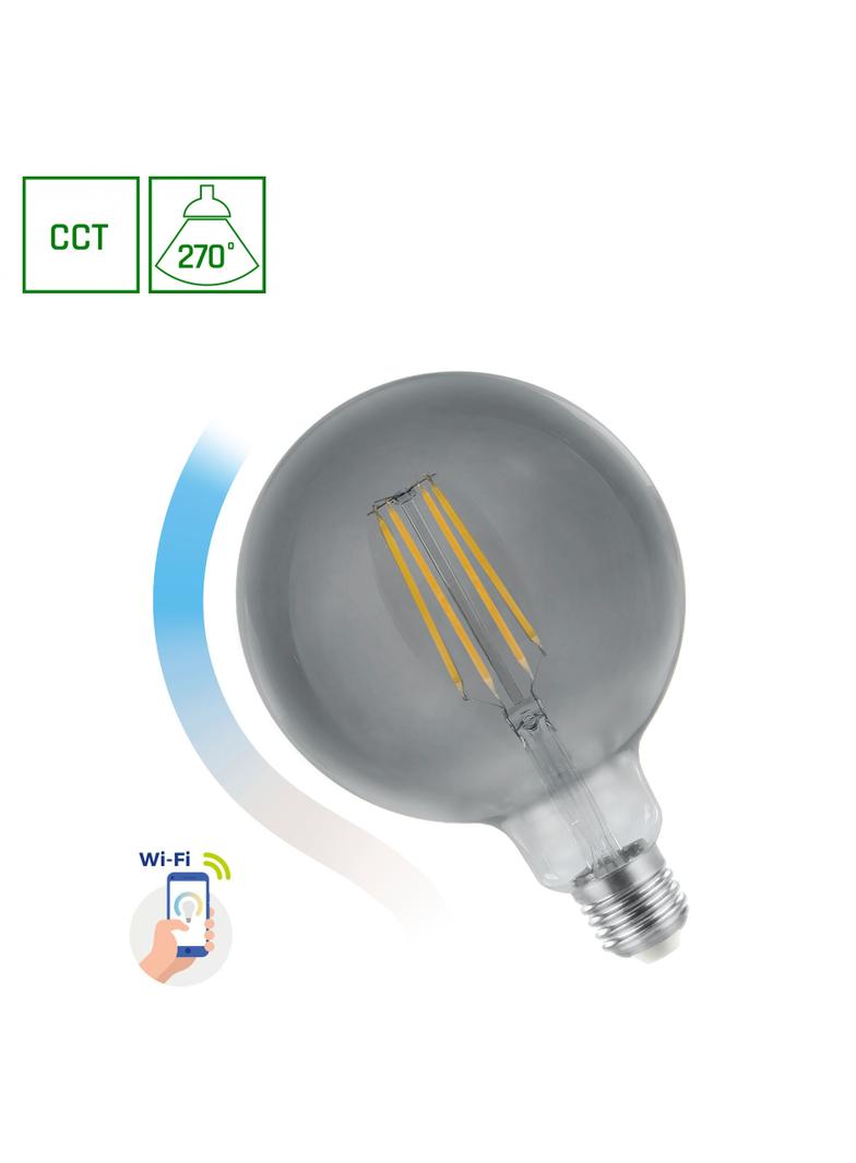 LED GLOB G125 4,9W E-27 COG 230V CCT (4000K-6500K)+DIMM MODERNSHINE Wi-Fi/BT Spectrum SMART