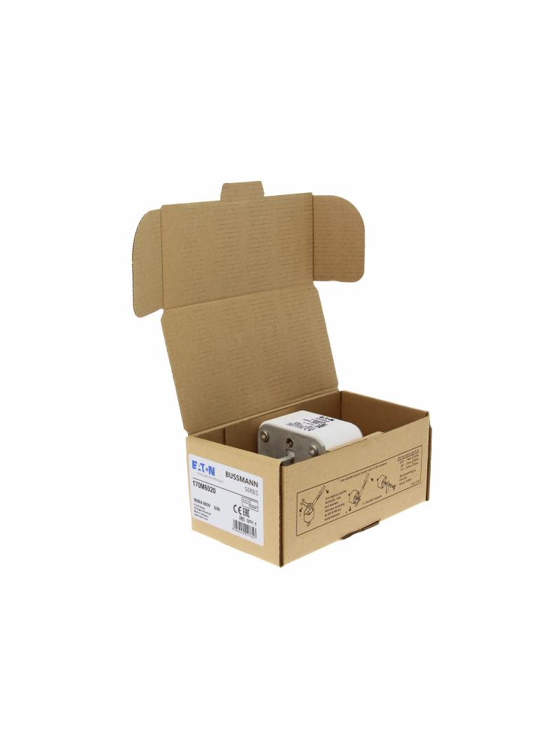 1800A 600V 3/80 aR INDICATOR FUSE Wkładka szybka 1800A AC 600V DIN 3 76x76x109 mm aR DIN 170M6020 EA