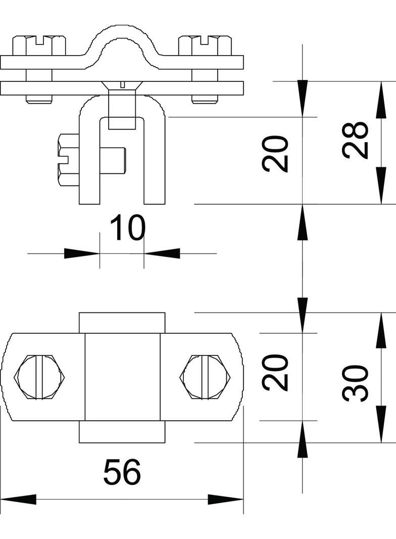 270 8-10 VA, Zacisk krawędziowy