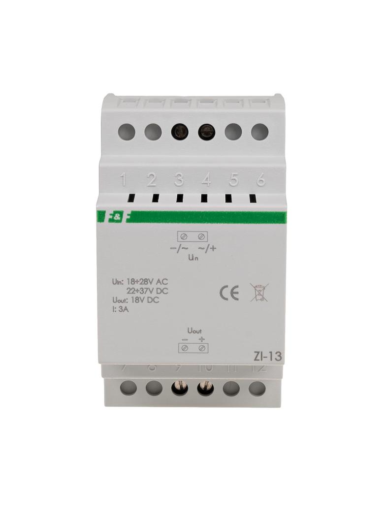 Stabilizator impulsowy 18V 18-28V AC / 22-37V DC 3A ZI-13 F&F
