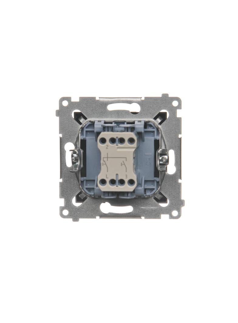 Simon 54 Przycisk roletowy 10A 250V szybkozłączka antracyt DZP1.01/48 KONTAKT
