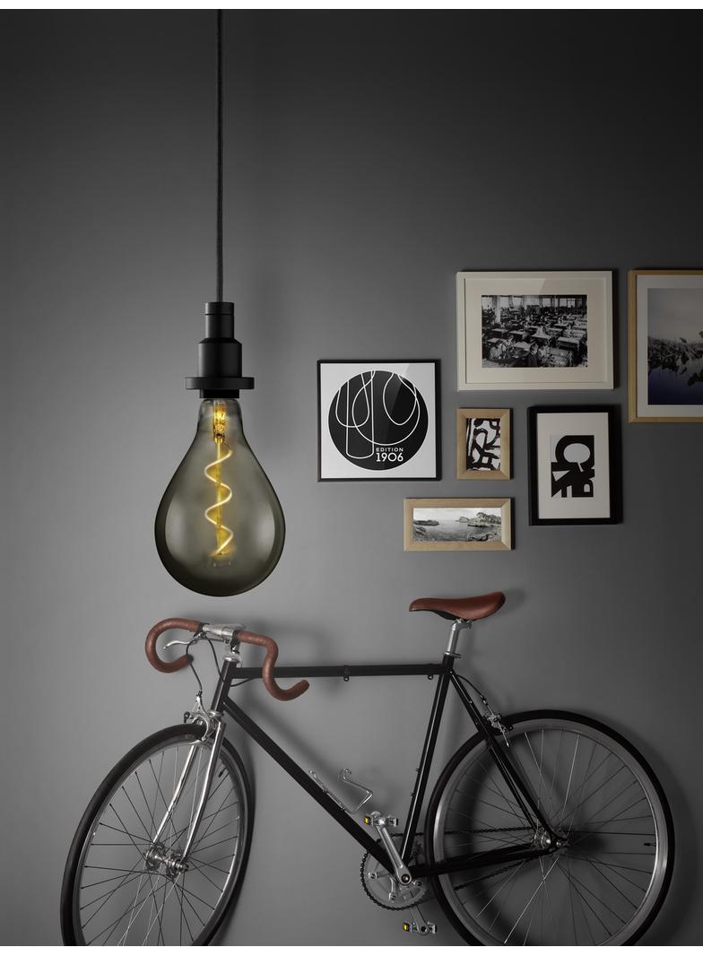 Lampa LED Vintage 1906 dim CL A160 Filament szkło przezroczyste SMOKE 12 dim 5W 818 E27