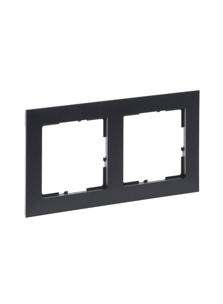 Suno Ramka Podwójna 2-Krotna Ciemnoszary 721552 LEGRAND