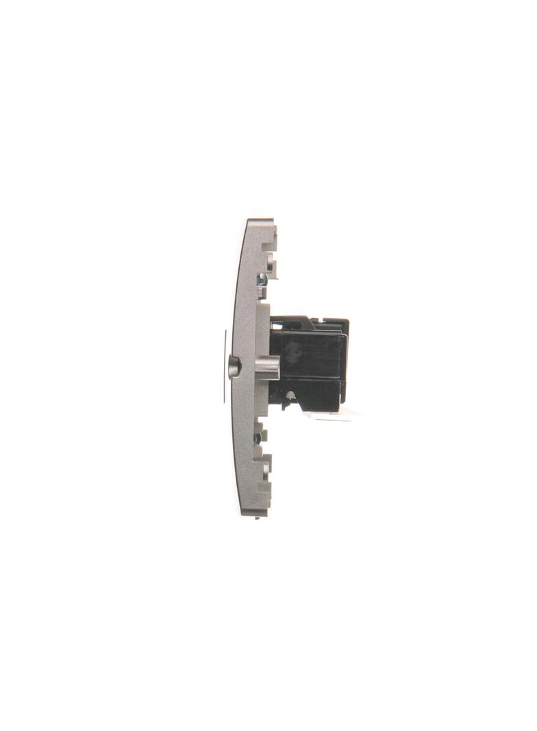 Simon Basic Gniazdo komputerowe RJ45 kat.5e + telefoniczne RJ11 . Montaż gniazda na wkręty do puszki stal inox BMF5T.02/21 KONTAKT
