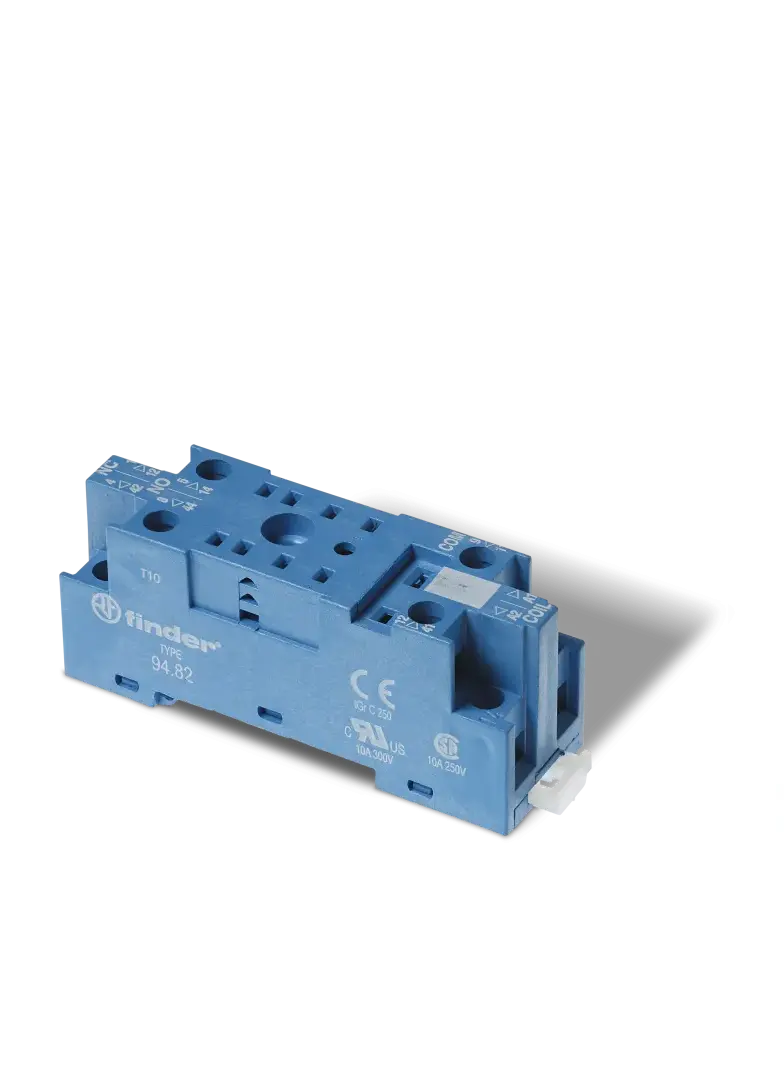 Gniazdo do przekaźników serii 55.32; zaciski sprężynowe, 94.82 SMA