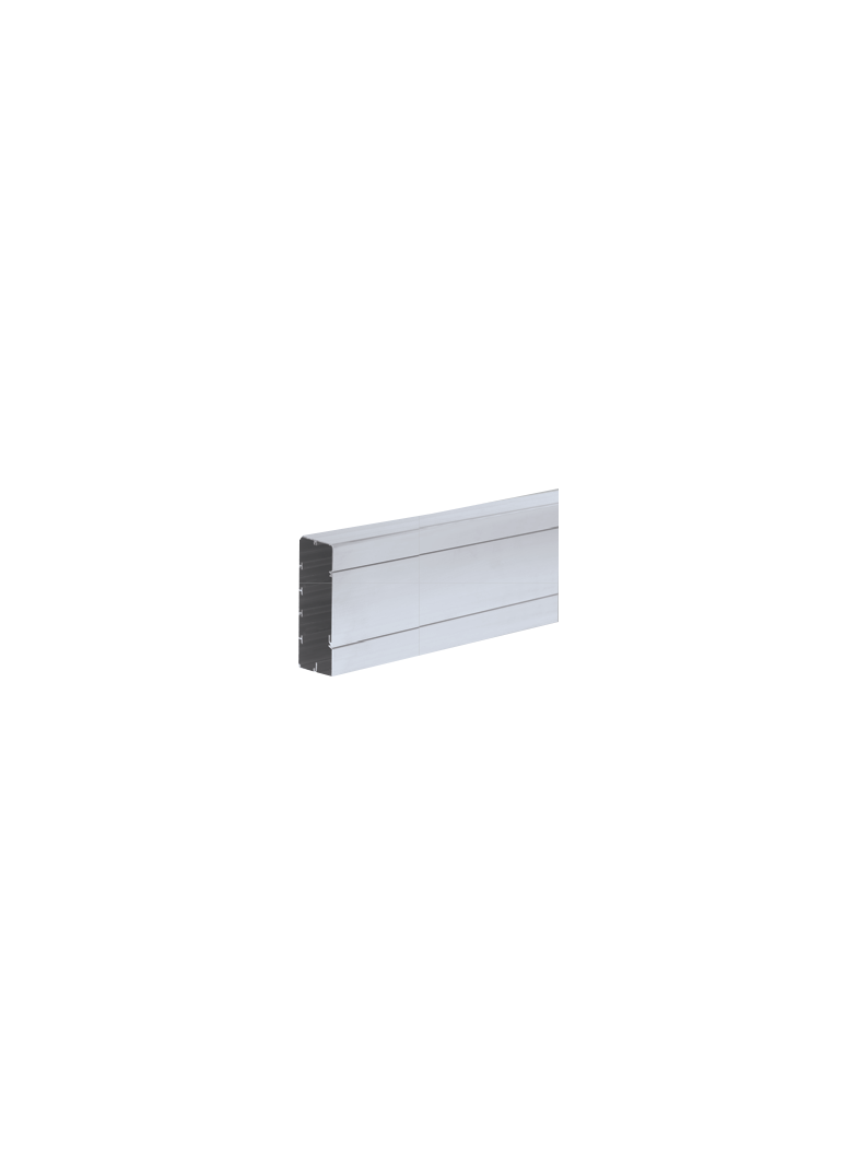 Simon Connect Kanał 1-kom. Cabloplus TS ALU 130x55mm osprzęt uniwersalny dł. 2 mb cena za 1mb aluminium TS13055/8 KONTAKT