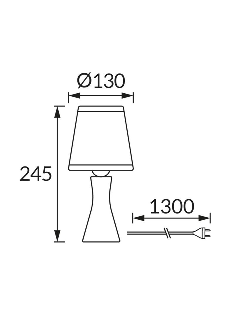 Lampka stołowa POLINA E14 WHITE