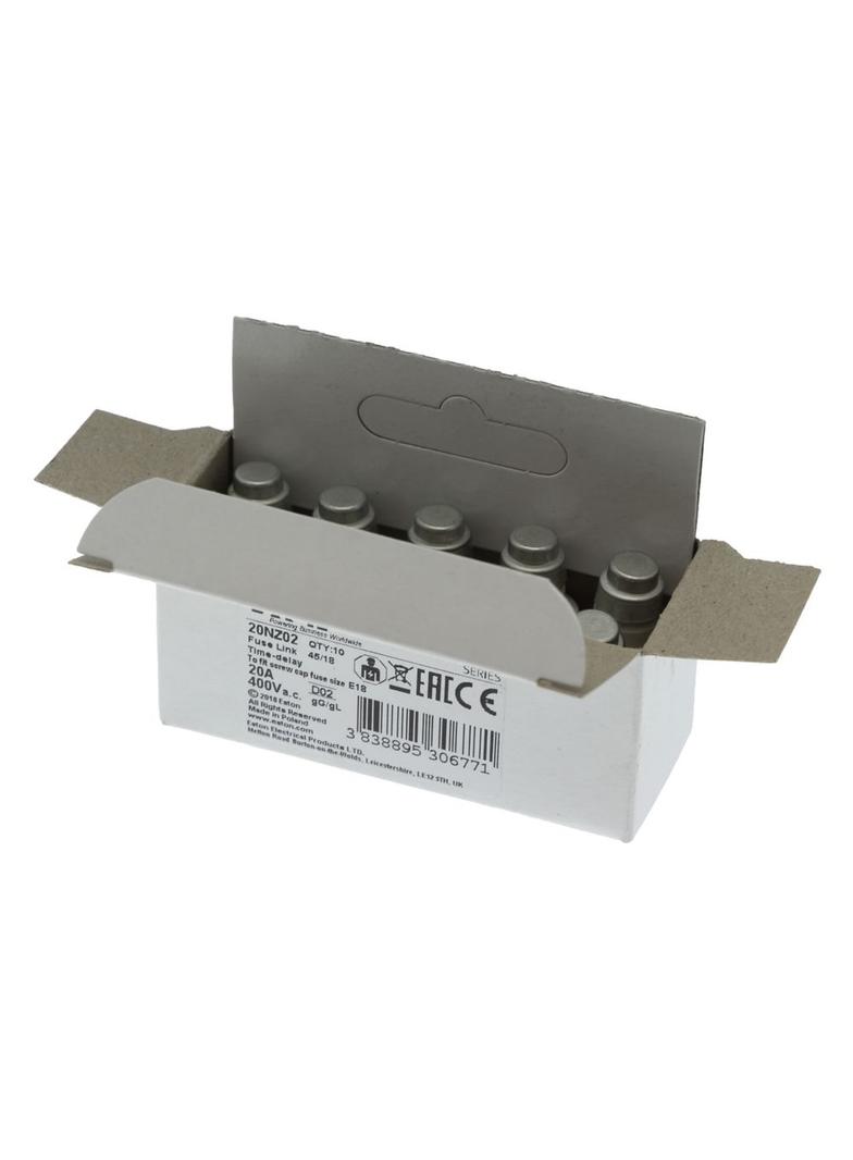FUSE-D02 20A T GL/GG 400VAC E18 Wkładka D02 20A T GL/GG 400VAC E18 20NZ02 EATON