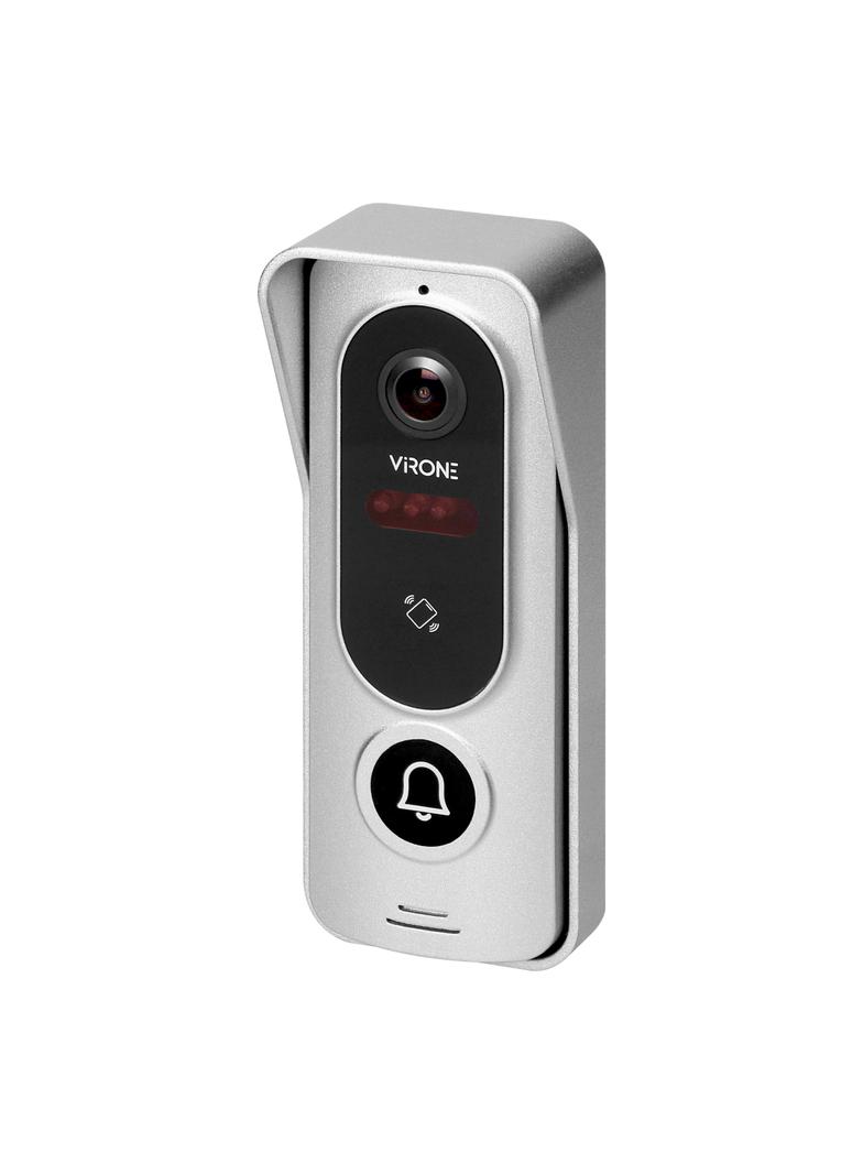 ANGU, zestaw wideodomofonowy 4-żyłowy, bezsłuchawkowy, monitor 7" LCD, z kamerą 800TVL, z czytnikiem